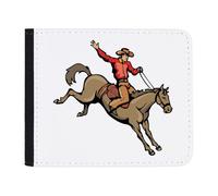 Azeeda 'Rodeo Cowboy Riding a Horse' Wallet (WL00035601)
