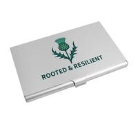 Azeeda 'Rooted and Resilient Thistle' Business Card Holder/Credit Card Wallet (CH00048687)