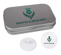 Azeeda 'Rooted and Resilient Thistle' Golf Markers Gift Set (GO00083758)