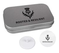 Azeeda 'Rooted and Resilient Thistle' Golf Markers Gift Set (GO00083759)