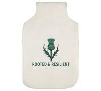 Azeeda 'Rooted and Resilient Thistle' Hot Water Bottle Cover (HW00042948)
