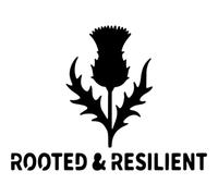 Azeeda 'Rooted and Resilient Thistle' Reusable Stencil - Durable Decorative Template for Painting and Spraying on Walls, Tiles, Wood, Fabric & Craft Projects - XL (A3) (WS00080435)