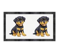 Azeeda 'Rottweiler Puppy' Pet Feeding Mat (PM00035947)