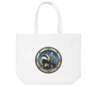 Azeeda 'Round Badger Window' Tote Shopping Bag For Life (BG00085176)