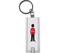 Azeeda 'Royal Guard Soldier' LED Torch Keyring - Compact Pocket Flashlight with Keychain - Handy Mini Light for Bags and Keys (KT00029173)