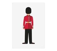 Azeeda 'Royal Guard Soldier' Wall Art Poster Print - Unframed Artwork for Home Decor - A5 Portrait (PP00231484)