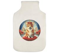 Azeeda 'Royal Welsh Corgi' Hot Water Bottle Cover (HW00043512)