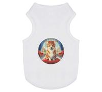 Azeeda 'Royal Welsh Corgi' Pet Dog/Cat T-Shirt, L (PT00162271)