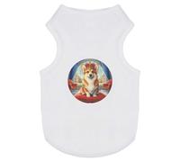 Azeeda 'Royal Welsh Corgi' Pet Dog/Cat T-Shirt, M (PT00162270)