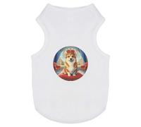 Azeeda 'Royal Welsh Corgi' Pet Dog/Cat T-Shirt, XS (PT00162268)