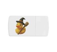 Azeeda 'Rubber Duckie Witch' Pill Box with Tablet Splitter (PI00043720)