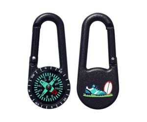 Azeeda 'Rugby Ball & Shoe' Compass Keyring (KC00044979)