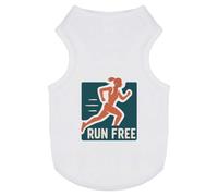 Azeeda 'Run Free Runner' Pet Dog/Cat T-Shirt, L (PT00159759)