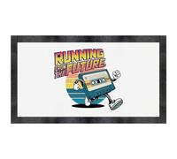 Azeeda 'Running From The Future' Pet Feeding Mat (PM00028512)