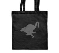 Azeeda 'Running Scared Cat' Classic Black Tote Shopper Bag (ZB00026446)