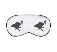 Azeeda 'Running Scared Cat' Sleep/Travel Eye Mask (EY00030766)
