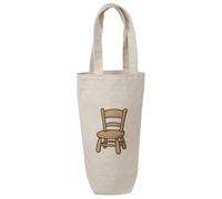 Azeeda 'Rustic Chair' Cotton Wine Bottle Gift/Travel Bag (BL00049910)