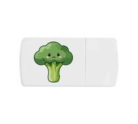 Azeeda 'Sad Broccoli' Pill Box with Splitter (PI00044914)