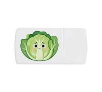 Azeeda 'Sad Cabbage' Pill Box with Splitter (PI00044324)
