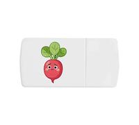 Azeeda 'Sad Radish' Pill Box with Splitter (PI00044271)