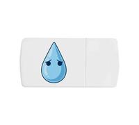 Azeeda 'Sad Raindrop' Pill Box with Splitter (PI00044309)