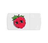 Azeeda 'Sad Raspberry' Pill Box with Splitter (PI00044959)