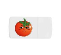 Azeeda 'Sad Tomato' Pill Box with Splitter (PI00044769)