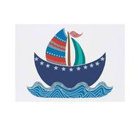 Azeeda 'Sail Away' Temporary Tattoo - Water Resistant, Skin-Safe, Non-Toxic Transfer (TO00102579)