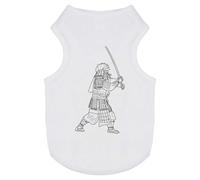 Azeeda 'Samurai Warrior' Pet Dog/Cat T-Shirt, S (PT00182177)