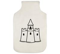 Azeeda 'Sand Castle' Hot Water Bottle Cover (HW00049567)