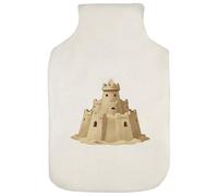 Azeeda 'Sand Castle' Hot Water Bottle Cover (HW00049575)