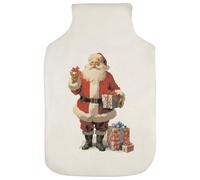 Azeeda 'Santa Claus with Presents' Hot Water Bottle Cover (HW00045264)
