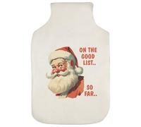 Azeeda 'Santa Good List' Hot Water Bottle Cover (HW00045263)