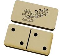 Azeeda 'Santa & Reindeer' Domino Set & Box (DM00058579)