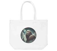 Azeeda 'Sasquatch By Moonlight' Tote Shopping Bag For Life (BG00081587)