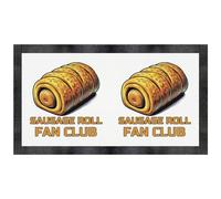 Azeeda 'Sausage Roll Fan Club' Pet Feeding Mat (PM00034720)