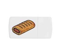 Azeeda 'Sausage Roll' Pill Box with Tablet Splitter (PI00042935)
