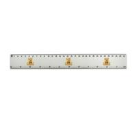Azeeda 'Say Cheese' Plastic Ruler - 30cm (12in) (RL00120310) | Stationery for School, Office, Drawing and Crafts
