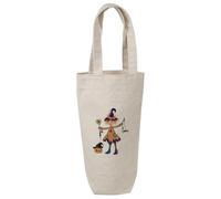 Azeeda 'Scarecrow Witch' Cotton Wine Bottle Gift/Travel Bag (BL00044611)