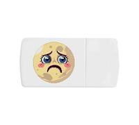 Azeeda 'Scared Moon' Pill Box with Splitter (PI00044302)