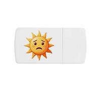 Azeeda 'Scared Sun' Pill Box with Splitter (PI00044260)