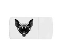 Azeeda 'Scary Vampire Bat' Pill Box with Tablet Splitter (PI00037806)