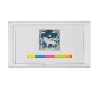 Azeeda 'Scenic Arctic Wolf' Sticky Note Ruler Pad (ST00046367)