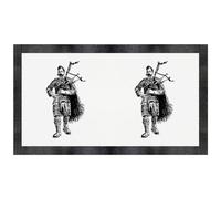 Azeeda 'Scottish Piper With Bagpipes' Pet Feeding Mat (PM00034983)