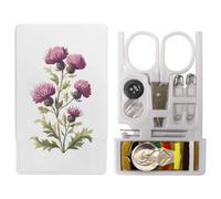 Azeeda 'Scottish Thistle Blossoms' Mini Travel Sewing Kit (SE00040933)