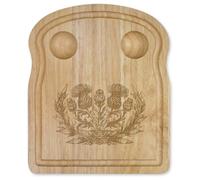 Azeeda 'Scottish Thistle & Laurel Wreath' Wooden Breakfast Board (WB00094423)