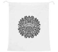 Azeeda 'Scottish Thistle Mandala' Laundry/Washing/Storage Bag (LB00042437)