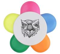 Azeeda 'Scottish Thistle & Saltire' Flower Shape Highlighter Pen (HL00046933)