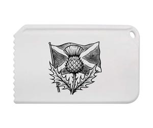 Azeeda 'Scottish Thistle & Saltire' Plastic Ice Scraper (IC00051363)