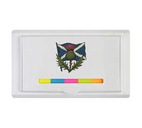 Azeeda 'Scottish Thistle & Saltire' Sticky Note Ruler Pad (ST00047035)